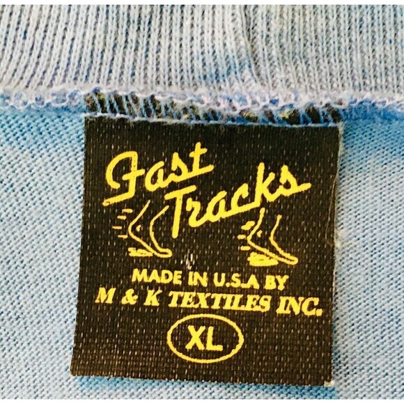 VTG 70s Deadstock Koala Bear "Love Is" Graphic Ringer Tee Unisex Size XL NEW - Picture 3 of 5